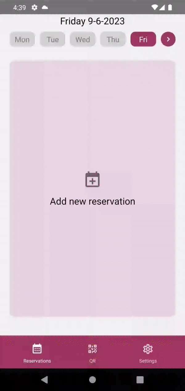 Demo of the app